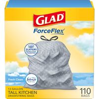 15¢/Bag! Glad Tall Kitchen Drawstring Trash Bags + Free Prime Shipping